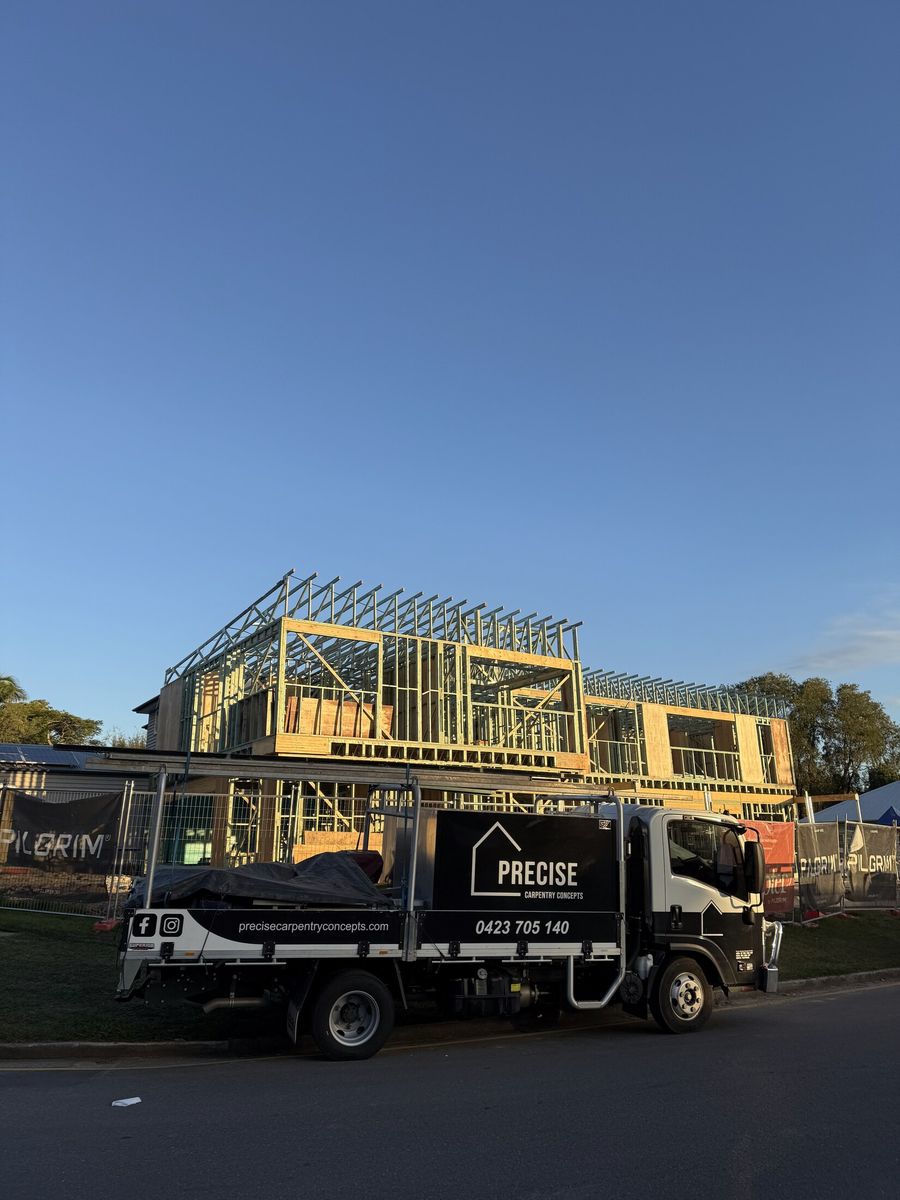 On site at frame stage