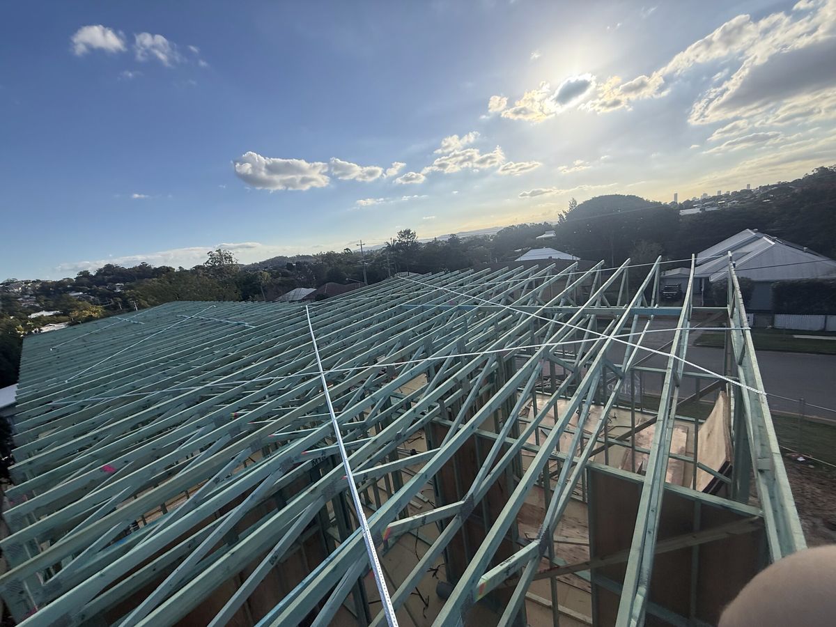 Truss run over the second storey